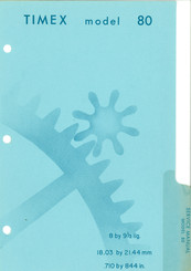 Timex 80 Service Manual
