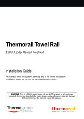 Thermogroup thermorail SR4412 Installation Manual