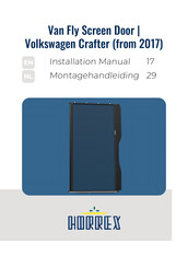 Horrex Van Fly Screen Door Installation Manual