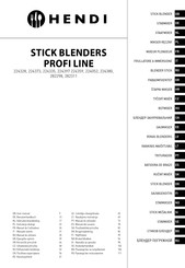 Hendi PROFI LINE 282298 User Manual