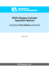 IAI ROBO Cylinder RCP4-ST615E Operation Manual