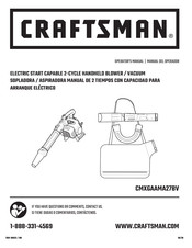 Craftsman CMXGAAMA27BV Operator's Manual