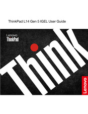 Lenovo ThinkPad L14 Gen 5 AMD User Manual