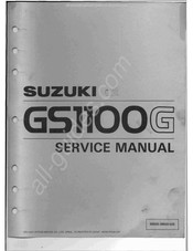 Suzuki GS1100GK 1982 Service Manual
