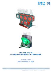 Sabik Marine VRL-91 Manual
