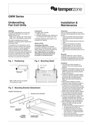 Temperzone GMW Series Installation & Maintenance