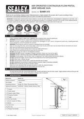 Sealey SA401.V3 Manual