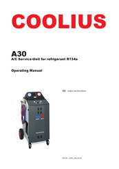 COOLIUS A30 Operating Manual
