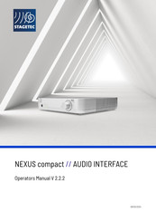 Stagetec NEXUS compact Operator's Manual