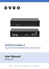DVDO DVDO-StreamRec-1 User Manual