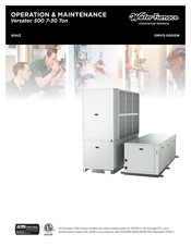 WaterFurnace Versatec 500 360 Operation & Maintenance Manual