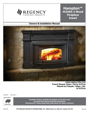 Regency Fireplace Products Hampton Hi2450-2 Owners & Installation Manual