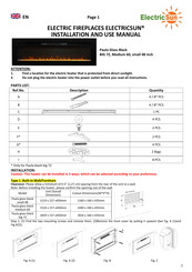 ELECTRICSUN ESPglassBs48 Installation And Use Manual