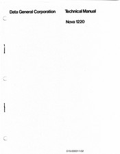 Data General 8155 Technical Manual