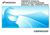 Honda CBR600F 2005 Owner's Manual