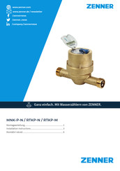 Zenner MNK-P-N Installation Instructions Manual
