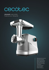 cecotec CRUSHER 1400 STEEL Instruction Manual