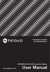 AG Neovo IFP6504E-AE User Manual