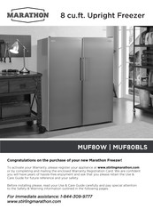 Marathon MUF80W Manual