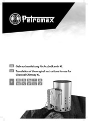 Petromax Charcoal Chimney XL Translation Of The Original Instructions For Use