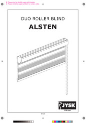 Jysk ALSTEN Manual