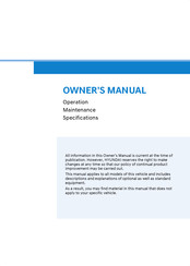Hyundai Santa Cruz 2025 Owner's Manual