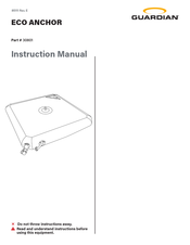 Guardian 30801 Instruction Manual