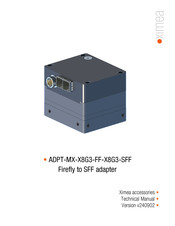XIMEA ADPT-MX-X8G3-FF-X8G3-SFF Technical Manual