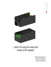 XIMEA ADPT-2P-X2G3-FF-X4G3-SFF Technical Manual