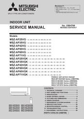 Mitsubishi Electric MSZ-AP50VGK Service Manual