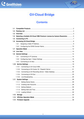 GeoVision GV-Cloud Bridge Manual
