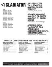 Gladiator GATB302DDR Assembly Instructions Manual
