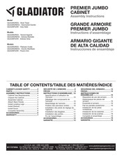 Gladiator GAJG36GRDG Assembly Instructions Manual
