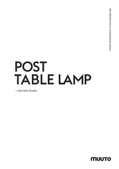 muuto POST WALL LAMP Instruction Manual