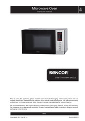 Sencor SMW 6320 Instruction Manual