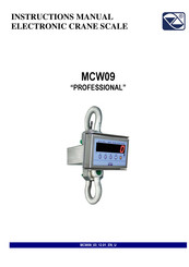 Dini Argeo PROFESSIONAL MCW09T25 Instruction Manual