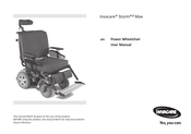 Invacare Storm 4 Max User Manual