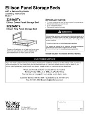 Whittier Wood Furniture 2218AST Assembly Instructions Manual