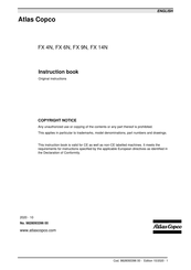 Atlas Copco FX 6N Instruction Book
