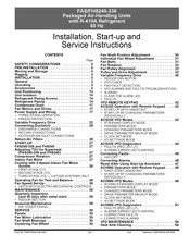 Carrier FHS180 Installation, Start-Up And Service Instructions Manual