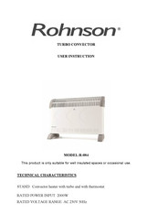 Rohnson R-084 Instruction Manual