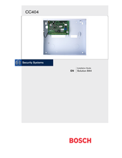Bosch CC404 Installation Manual