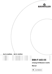 Baumuller b maXX BM4-F-AI0-XX Manual