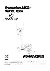 SPARTAN sport Crosstrainer BASIC+ 1331N Owner's Manual