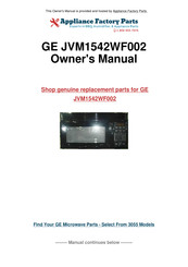 GE JVM1500 Series Installation Instructions Manual