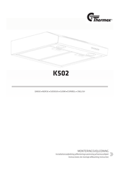 THERMEx K502 Mounting Instruction