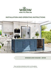 Willow WWDE8514WH Installation And Operating Instructions Manual