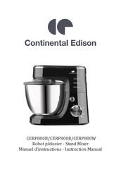 CONTINENTAL EDISON CERP800W Instruction Manual