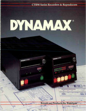 Dynamax CTR90 Series Manual