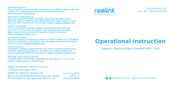 Reolink D340P Operational Instruction